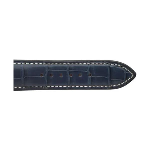 null Bracelet de montre Crocodile Homme de couleur Marine -Vahiti - 18614E-04