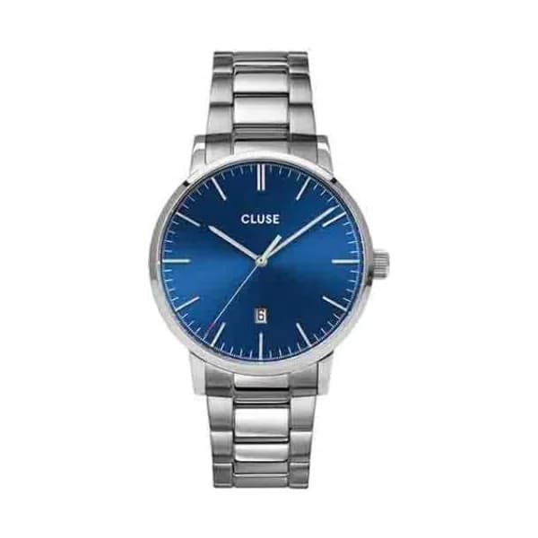 Cluse Montre Cluse Aravis Steel Dark Blue, Silver Colour - - CW0101501011
