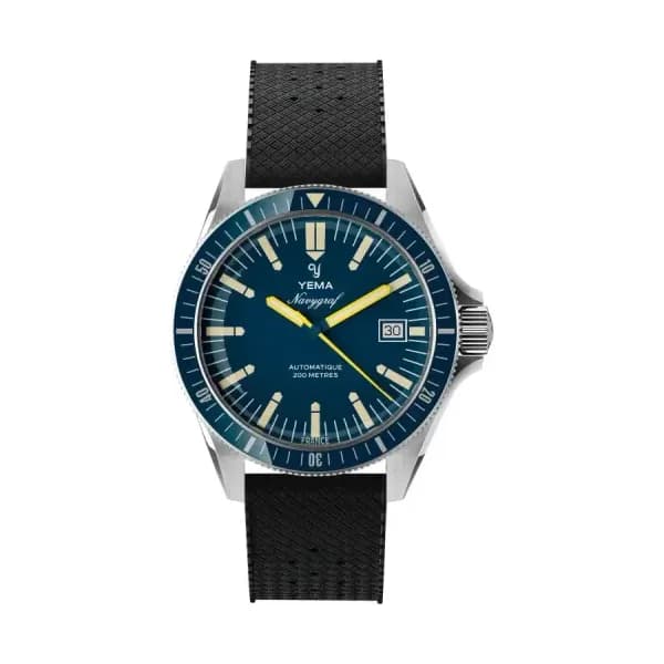 Yema Montre Navygraf Heritage Bleu