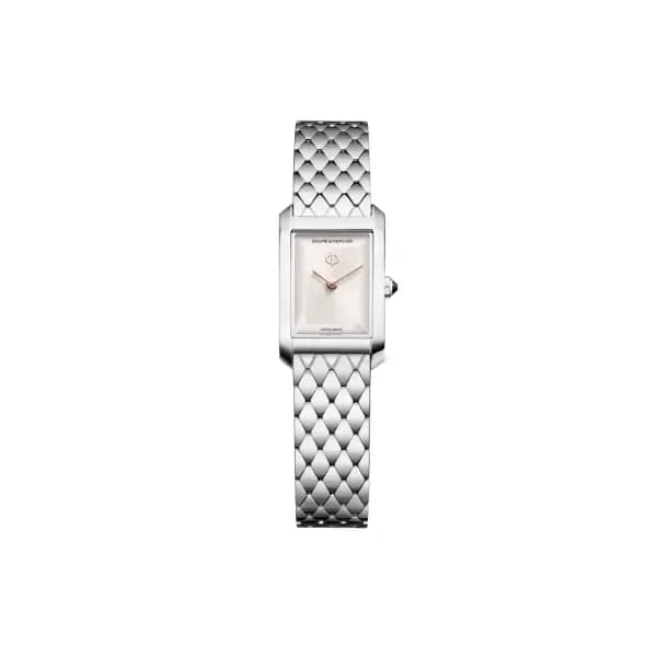 Baume & Mercier Montre quartz Femme Hampton Blanc I (blanc nuance)