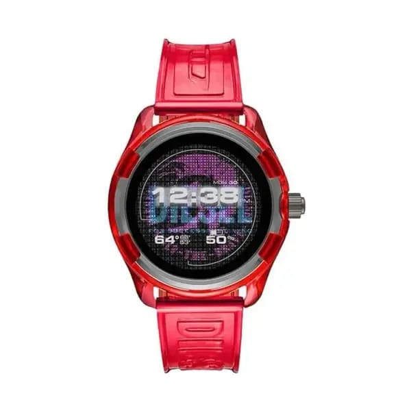 Diesel On Montre connectée Fadelite Silicone Rouge DZT2019