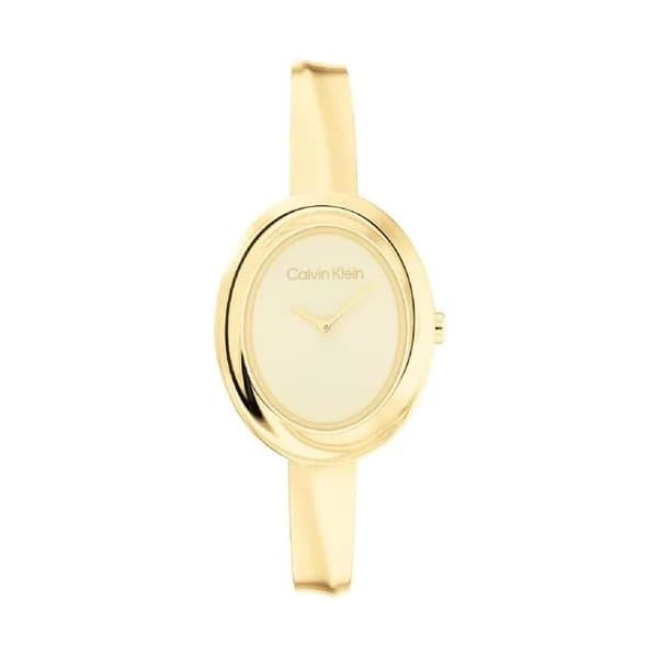 Calvin Klein Montre Calvin Klein Collection Twisted Bezel en Acier et PVD Doré
