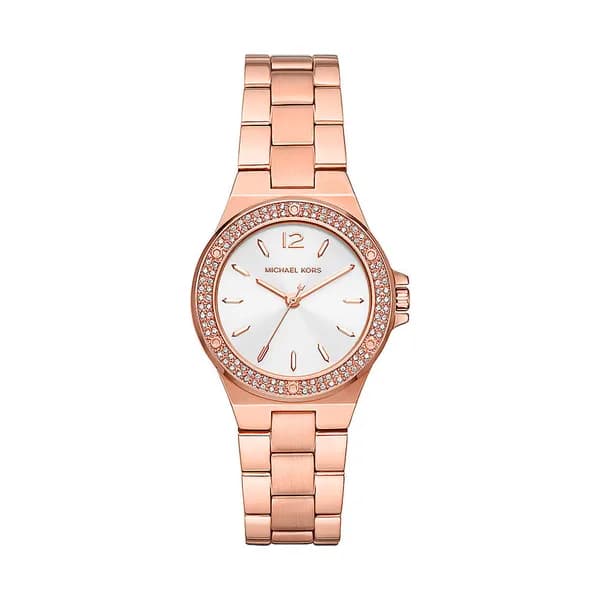 Michael Kors Montre Michael Kors Lennox en Métal Doré Rose