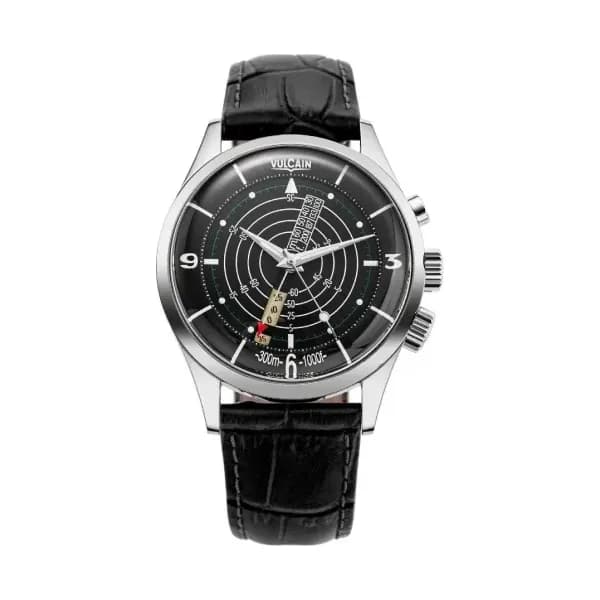 Vulcain Nautical Black White Luminova