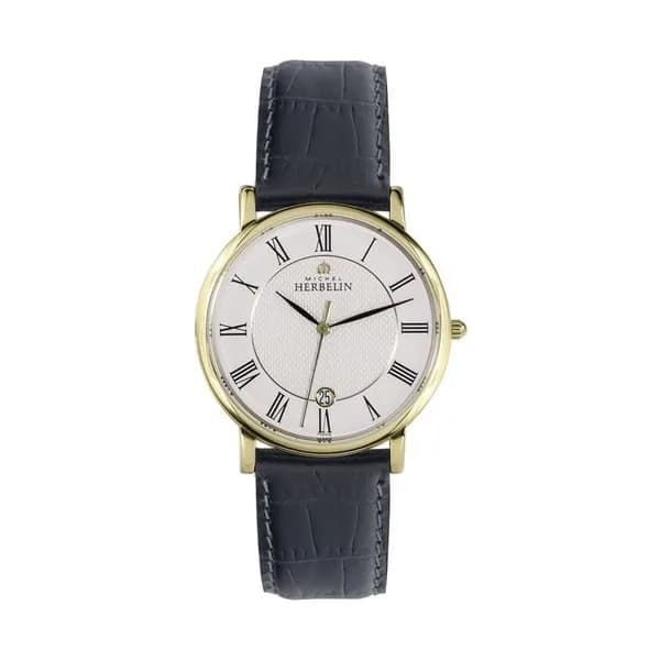 Michel Herbelin Montre Herbelin Classique Acier et PVD Doré 38 mm - 12248/P08