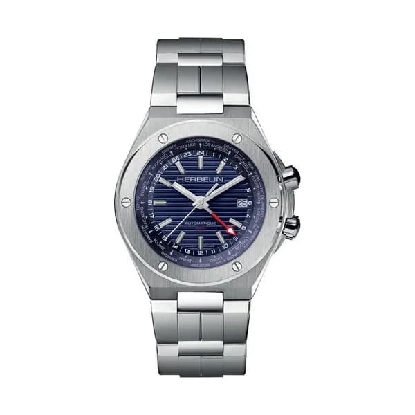 Michel Herbelin Montre Herbelin Cap Camarat GMT Homme Automatique GMT - 1445/B15