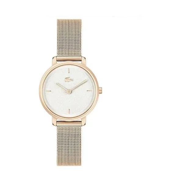 Lacoste Montre Lacoste Collection Suzanne en Acier et PVD Doré Rose
