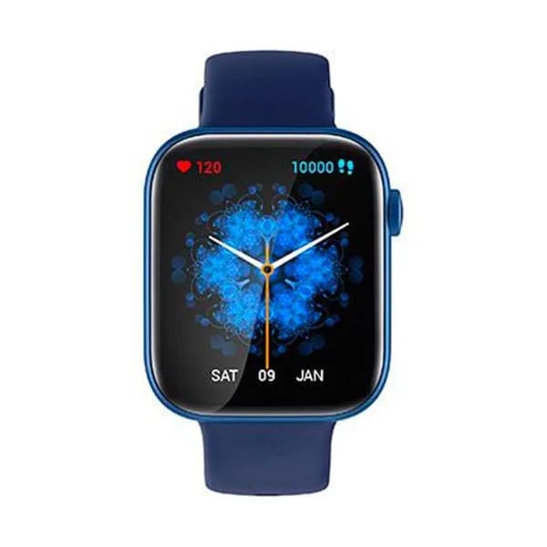Tekday Montre Connectée Tekday en Silicone Bleu