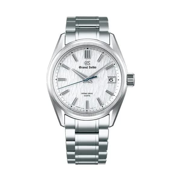 Grand Seiko Montre Grand Seiko Evolution 9 "White Birch" Spring Drive cadran blanc bracelet acier 40 mm