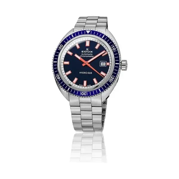 Edox Montre Hydrosub automatique 80128 3BUM BUIO