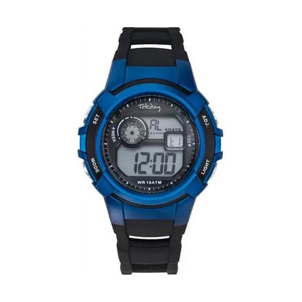 Tekday Montre Tekday en Silicone Noir