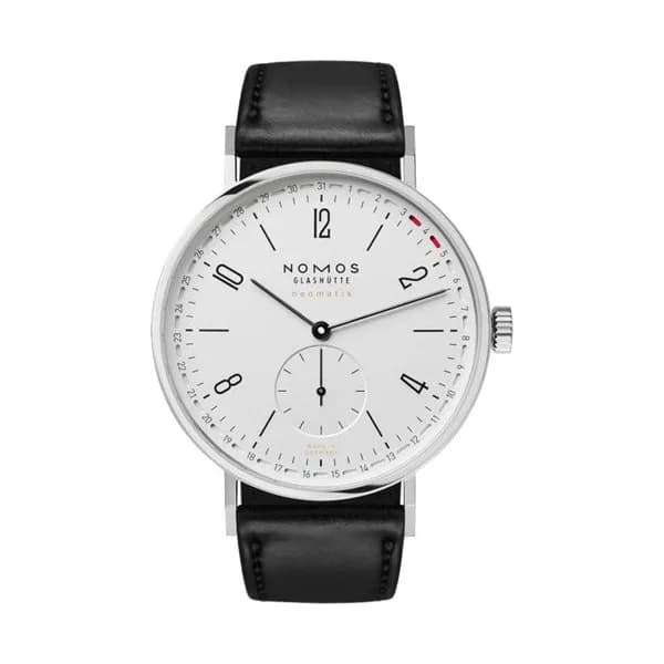 Nomos Montre NOMOS Tangente Neomatik 41 Update bracelet cuir noir cousu main 40,5 mm