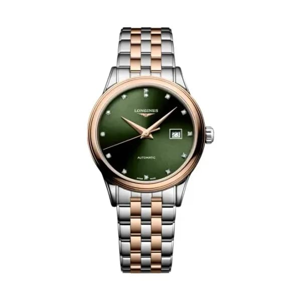 Longines Montre Longines Flagship classic 30 mm Automatique Cadran Vert soleillé Bracelet Acier