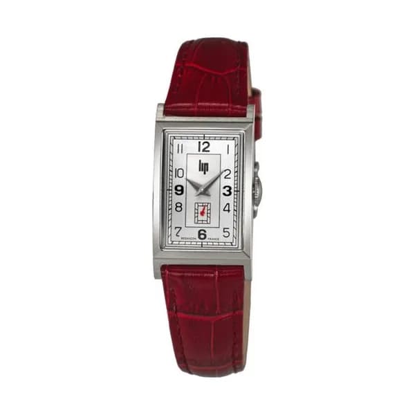 Lip Montre Lip Collection Churchill T18 en Cuir Rouge