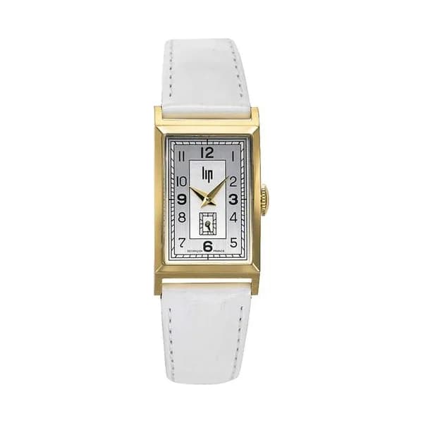 Lip Montre Lip Churchill T18 - Homme - cadran Argent- - Acier PVD Doré - 671441