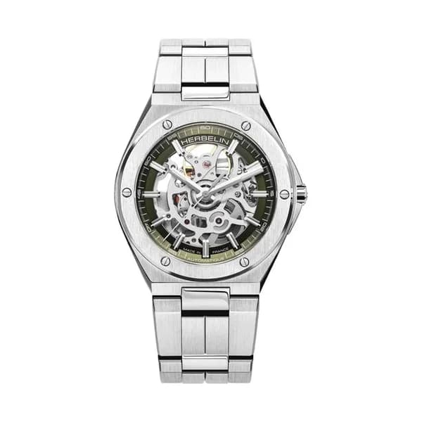 Michel Herbelin Montre herbelin Cap Camarat Skeleton Auto Homme Automatique Squelette - 1645BSQ116