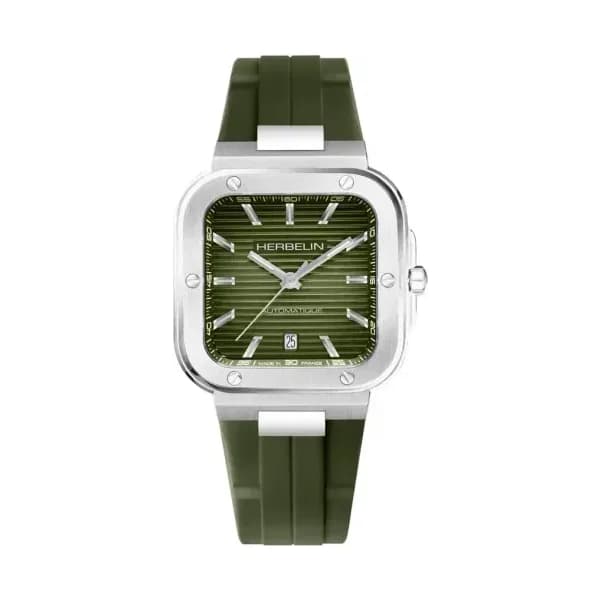 Michel Herbelin Montre Herbelin Cap Camarat Square Automatic Homme Automatique Plongée - 1646A116CK