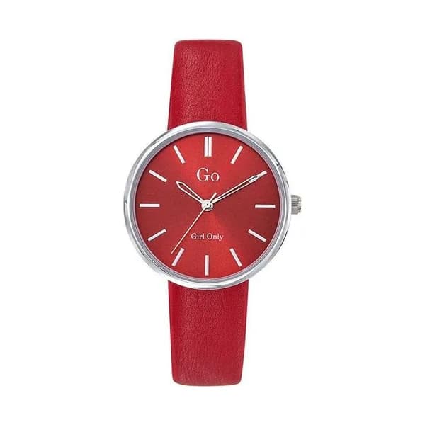 GO Mademoiselle Montre GO Mademoiselle en Cuir Rouge