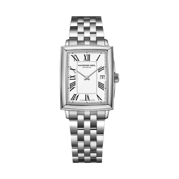 Raymond Weil Montre Toccata Square 22 x 28 mm - Cadran blanc 5925-ST-00300