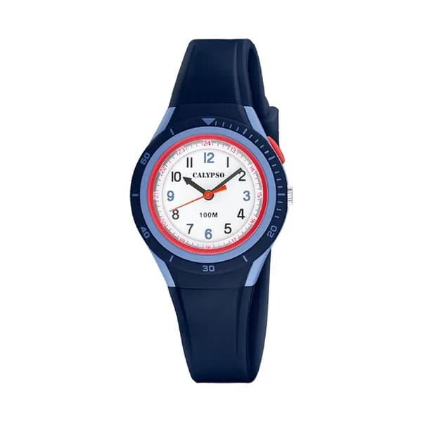 Calypso Montre Calypso en Silicone Bleu
