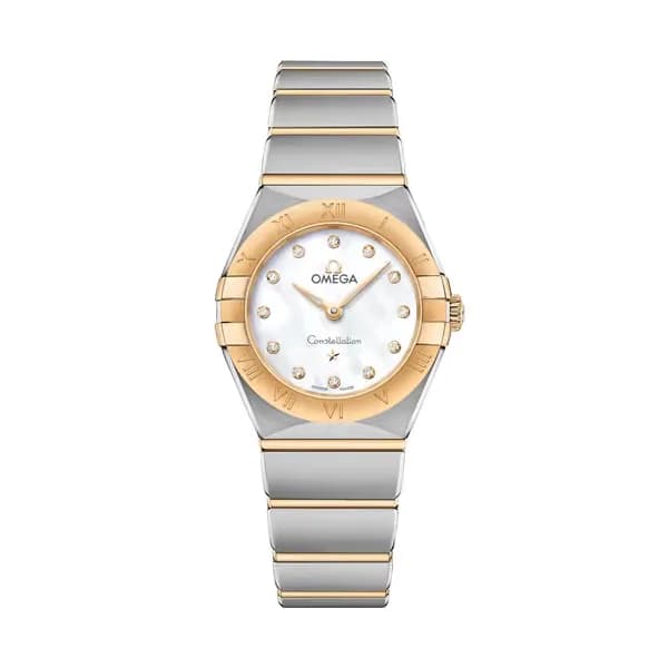 Omega Constellation 25 mm, acier - or jaune sur acier - or jaune