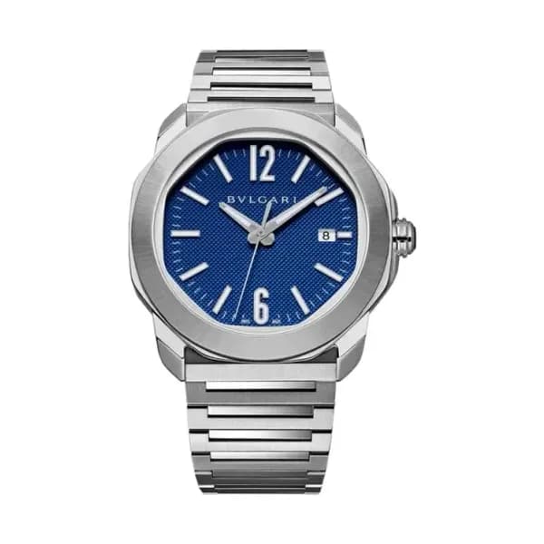 Bulgari Montre automatique Mixte Octo Bleu
