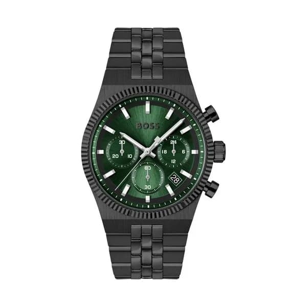 Hugo Boss Montre Boss Collection Candor Prime en Acier et PVD Noir