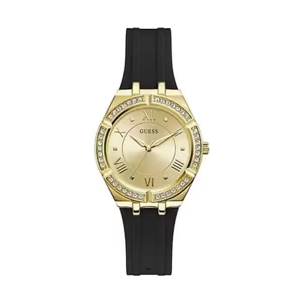 Guess Montre Femme GUESS COSMO en Silicone Noir