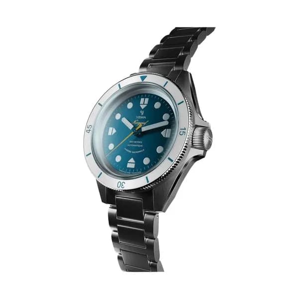 Yema Montre Yema Navygraf Marine Nationale CMM.10 automatique cadran bleu bracelet acier 39 mm