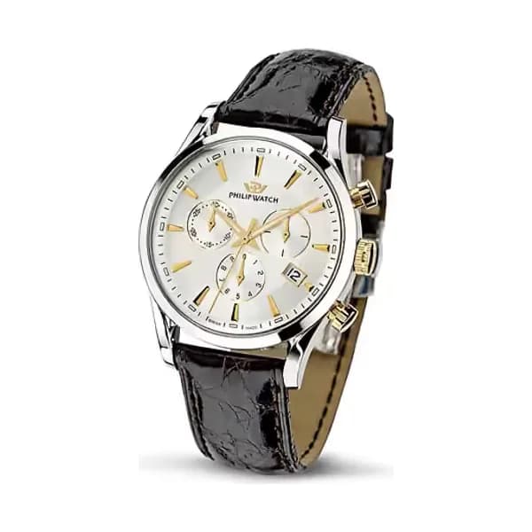 Philip Watch Montre Homme PHILIP WATCH SUNRAY en Cuir Marron