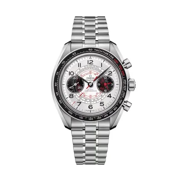 Omega Speedmaster 43 mm, acier sur acier