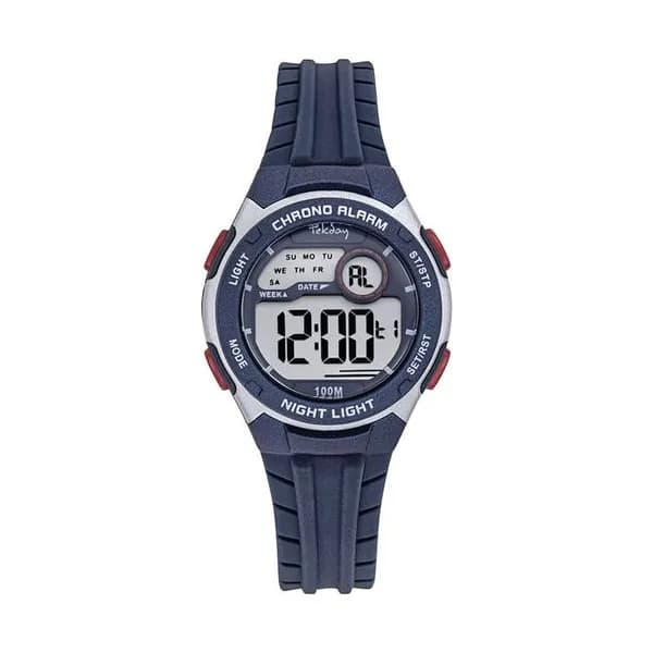 Tekday Montre Tekday en Silicone Bleu