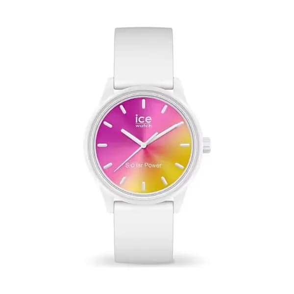 Ice Watch Montre Analogique Mixte Ice-watch Silicone Blanc 018475 - Cleor