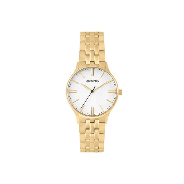 Louis Pion Montre quartz Femme Victoria Blanc