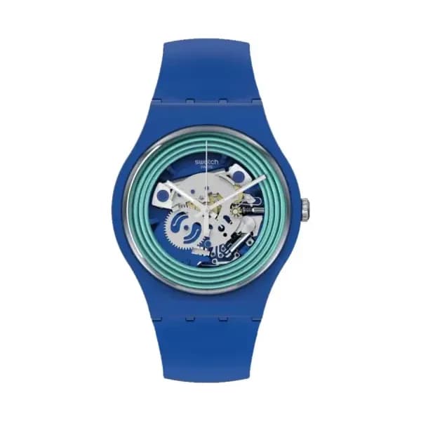 Swatch Montre Swatch Pay! Blue Rings Pay! SO29N103-5300