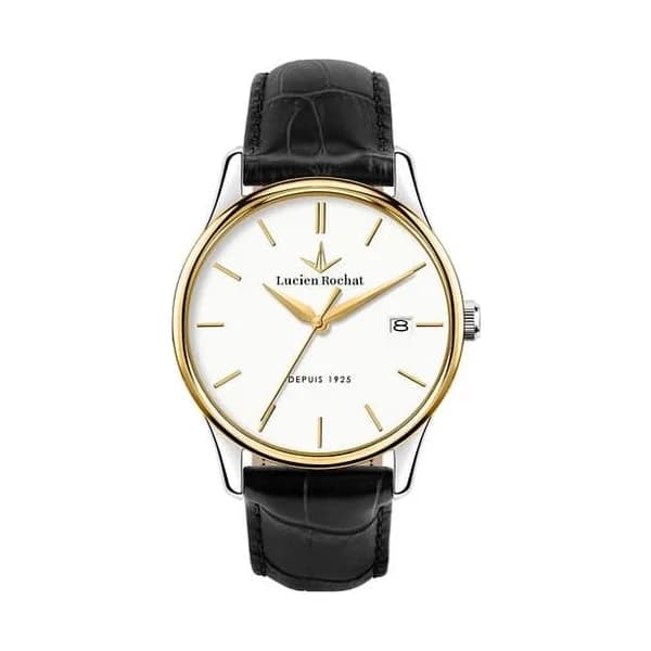 Lucien Rochat Montre Homme Lucien rochat Cuir véritable Noir R0451115007