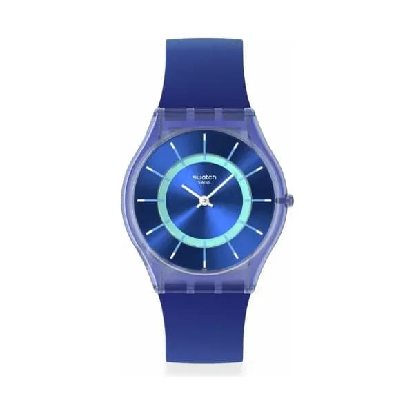 Swatch Montre quartz Mixte Essentials Bleu