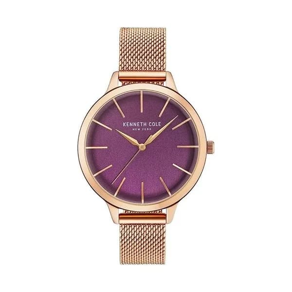 Kenneth Cole Montre Kenneth Cole Collection Madison en Acier et PVD Doré Rose