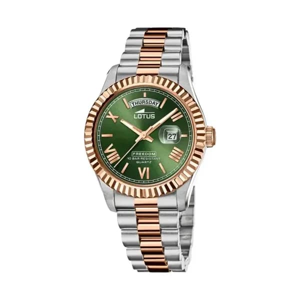 Lotus Montre Freedom Verte & Rosée 18856/3