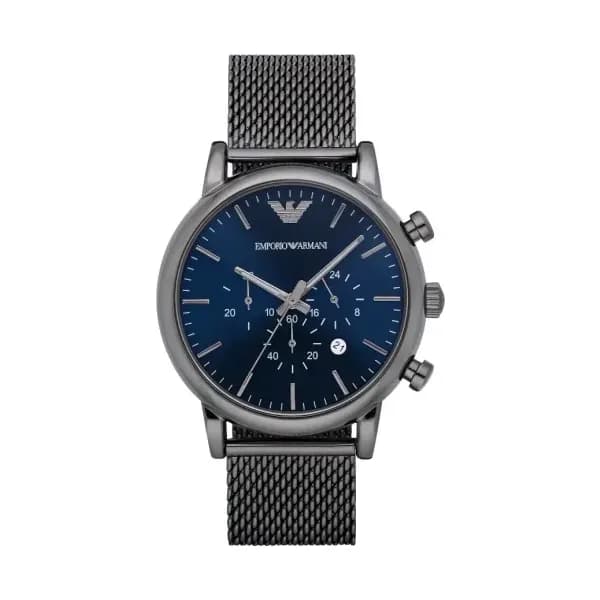 Emporio Armani Montre Analogique Homme Emporio Armani Acier Gris AR1979