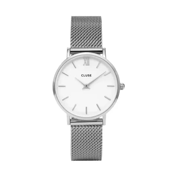 Cluse Montre quartz Femme Minuit Blanc