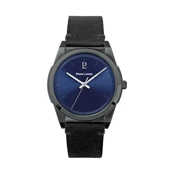 Pierre Lannier Montre Homme Pierre Lannier Miss Candide en Cuir Noir