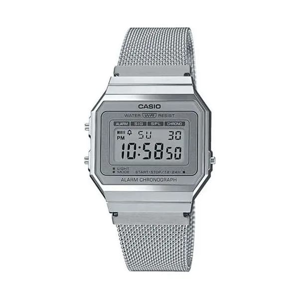Casio Montre Casio en Résine Argenté