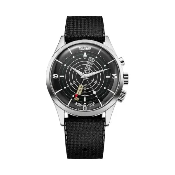 Vulcain Nautical Black White Luminova