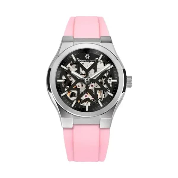 Maison du Temps Montre MTEpsilon Skeleton Evo Silicone Rose
