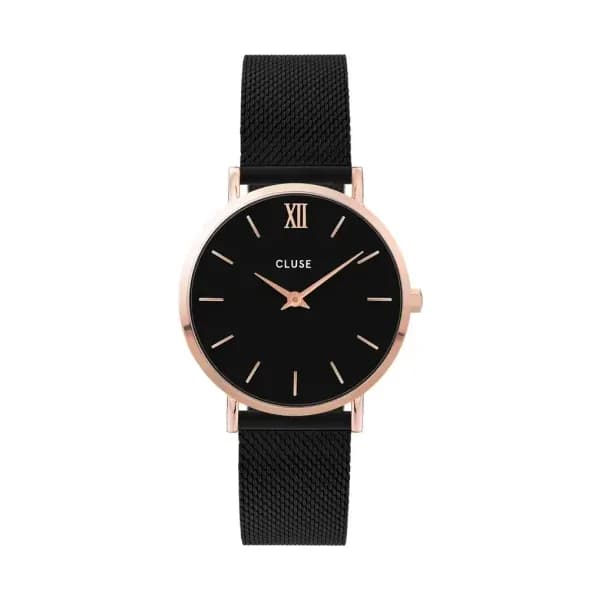 Cluse Montre quartz Femme Minuit Noir
