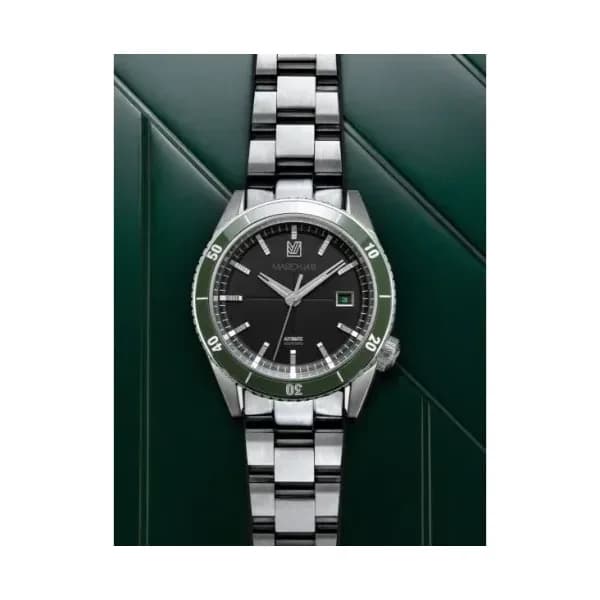 March LA.B Montre March LA.B Bonzer Automatique Cadran Mars Acier Brossé 3 Maillons
