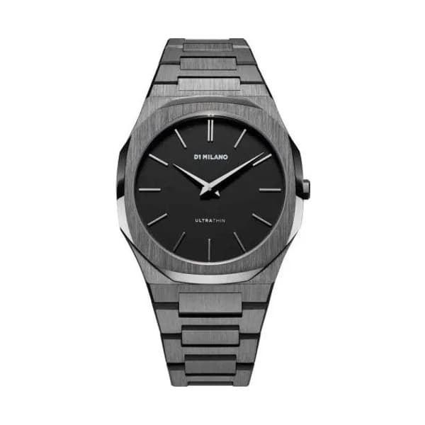 D1 Milano Montre D1 Milano Ultra Thin Re_Gun Quartz - 40 mm- Cadran Noir - UTBJ41