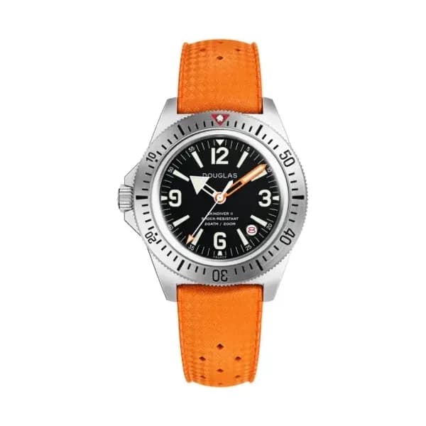 Wolbrook Montre de Plongée Skindiver II Professionnal - Aiguille Orange