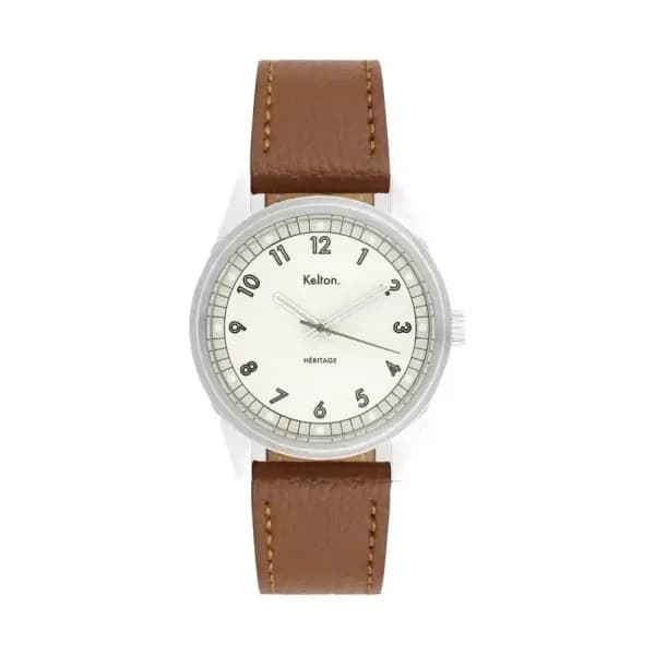 Kelton Montre Héritage Blanche Epsom camel 9126812